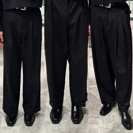 何本あっても良い!「 黒ワイドスラックス 」3選