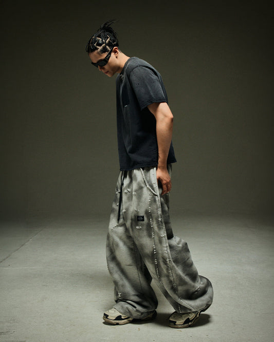 MWOONG Fade out fake pocket tee black(ブラック) 商品画像2/16