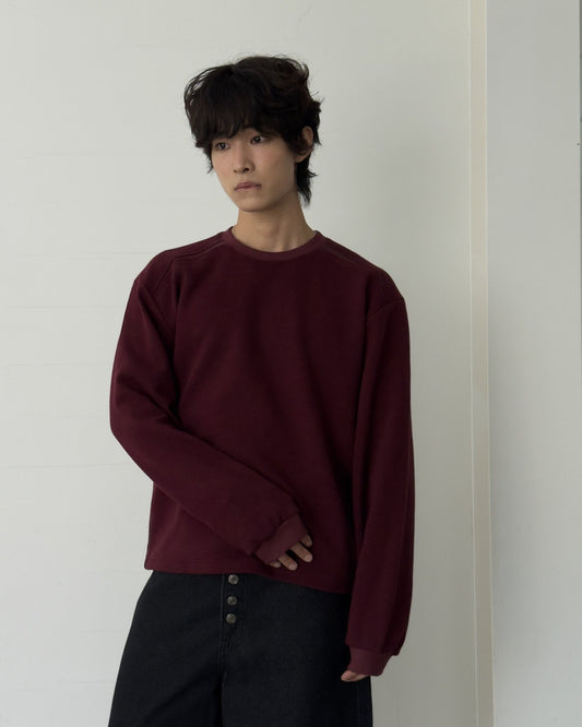 Reverse Panel Long Sleeve Tee