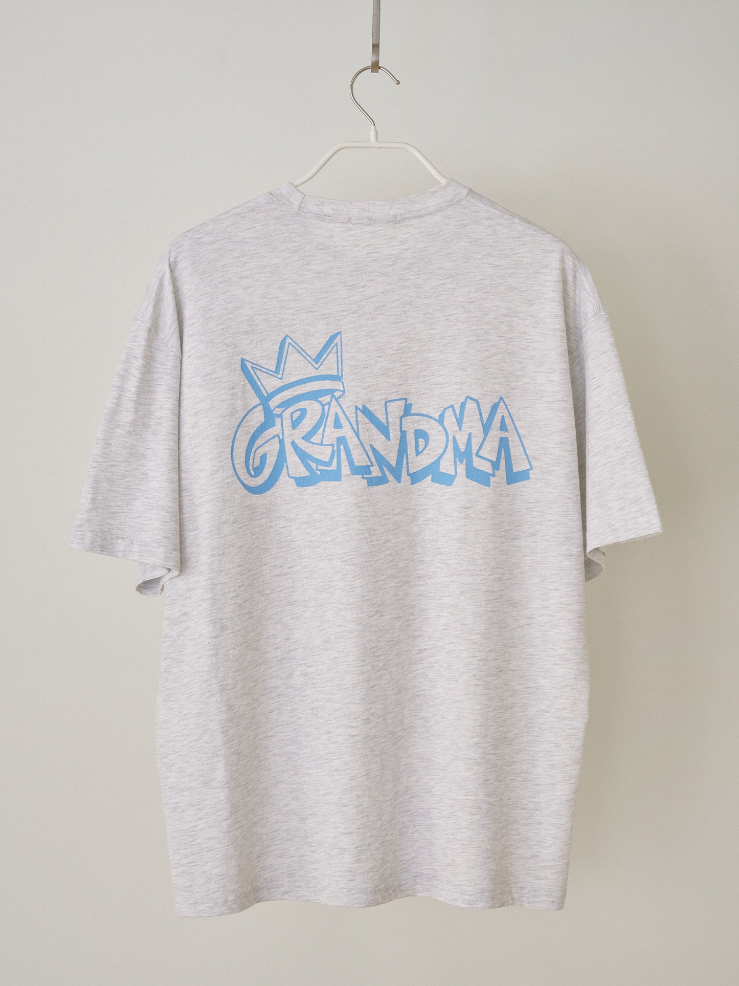 Granma Printing Short Sleeve - Light Gray