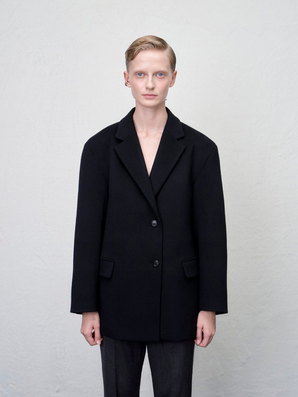 【ARIK. アリク AW】Sagit wool volume jacket Black