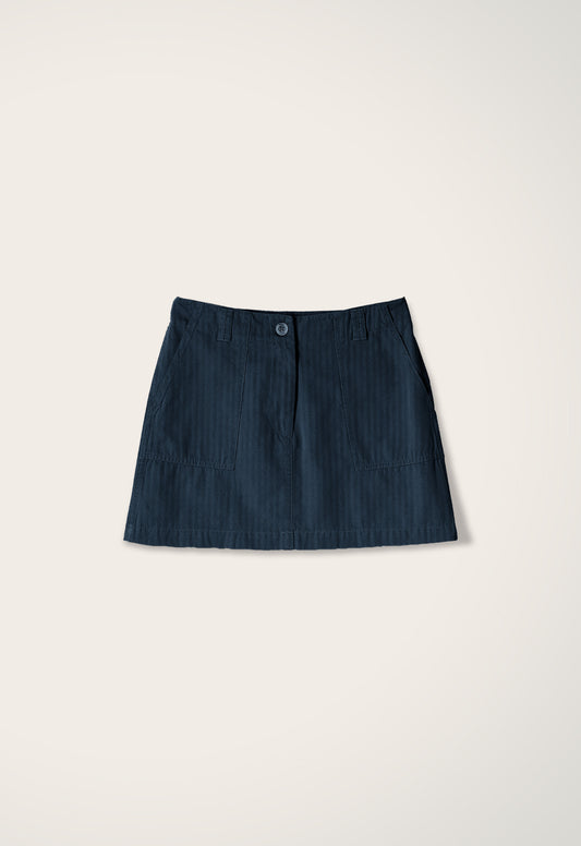 Buttoner Mini Skirt NAVY