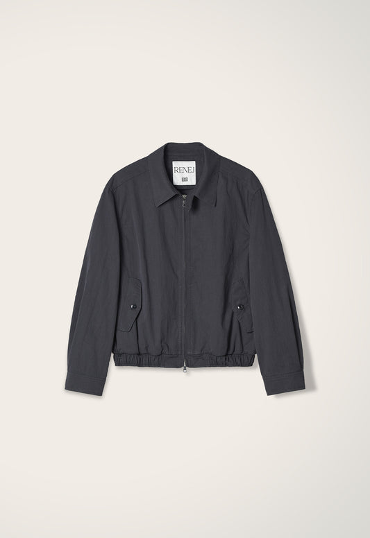 Sand Cotton Blouson CHARCOAL