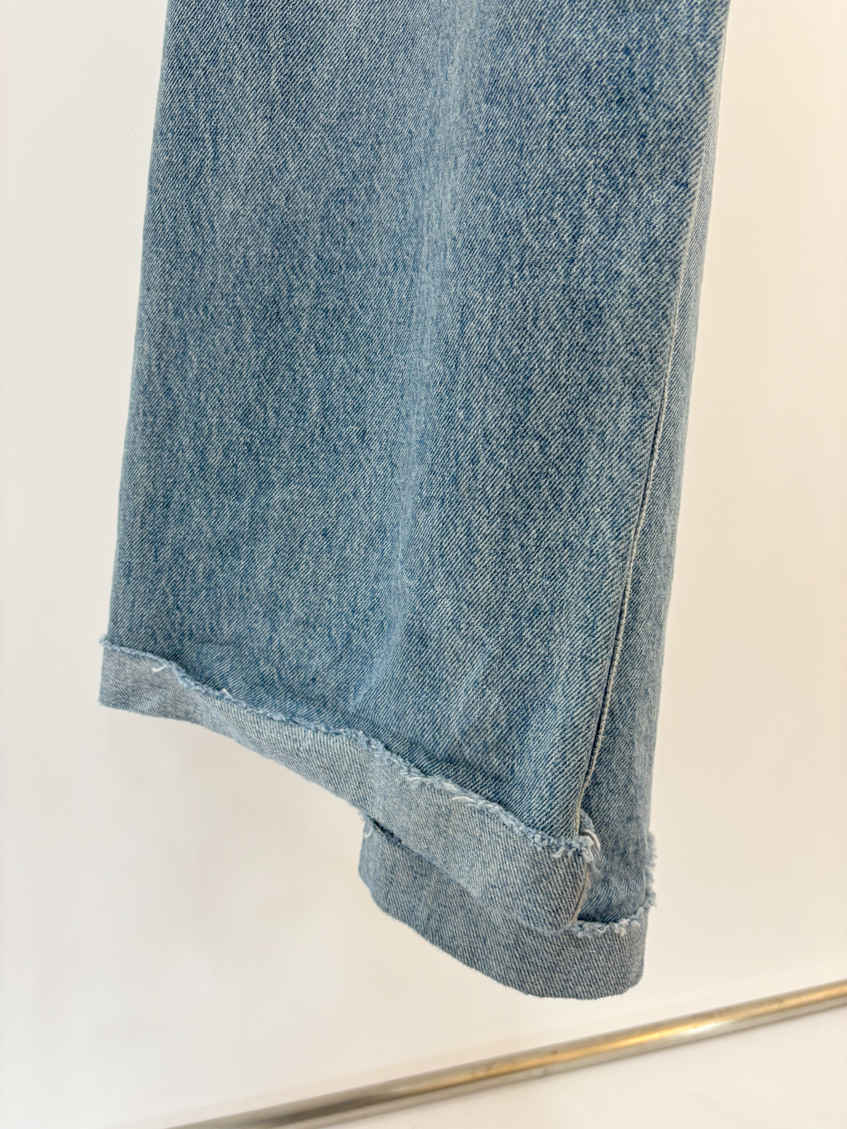 Wide Cuff Denim