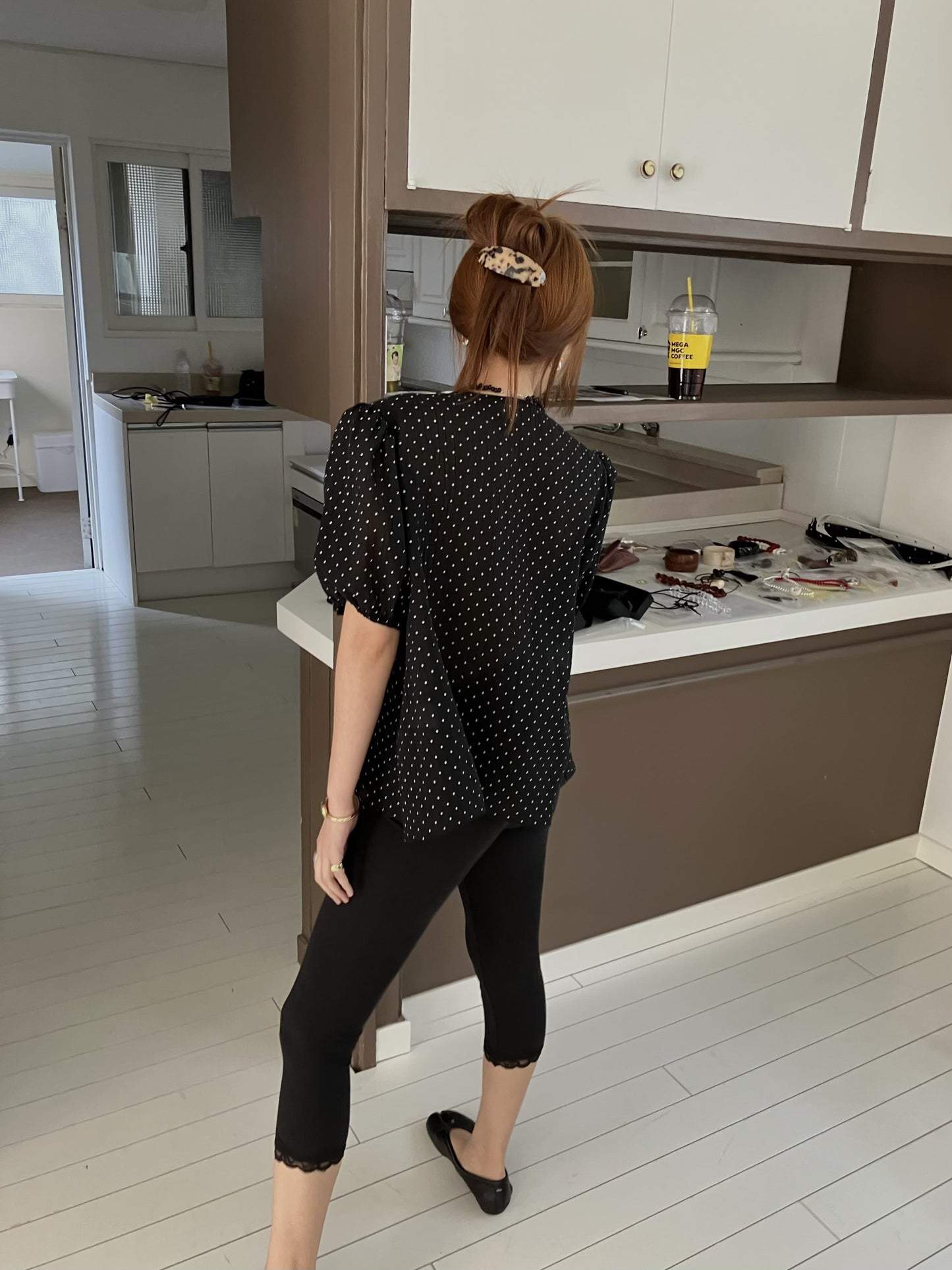 【A MA:DE 2026SS】Dot blouse ( 2color )