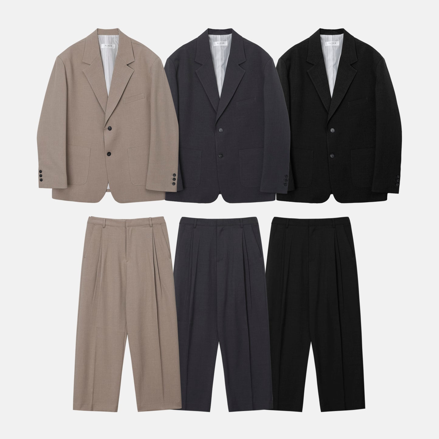 Minimal Drape Suit Setup