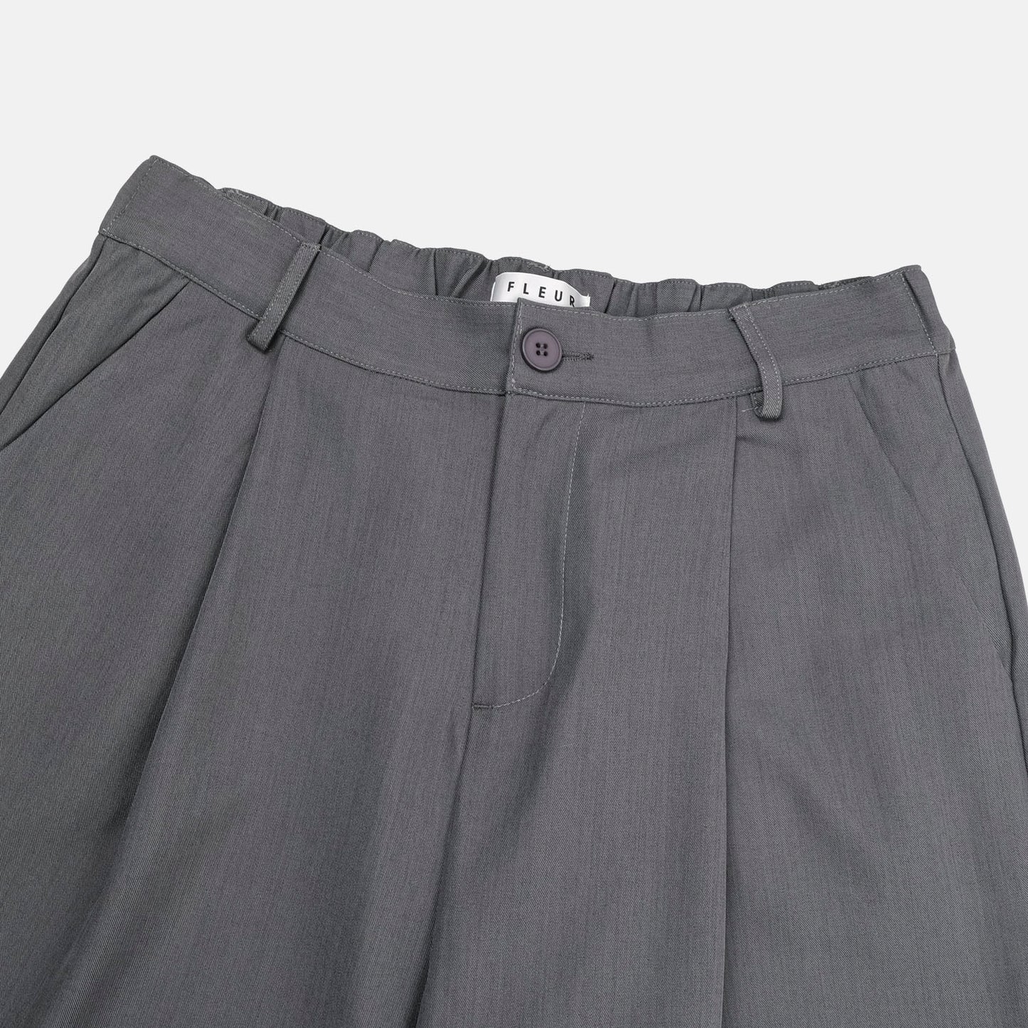 Tencel Curve Wide Trousers