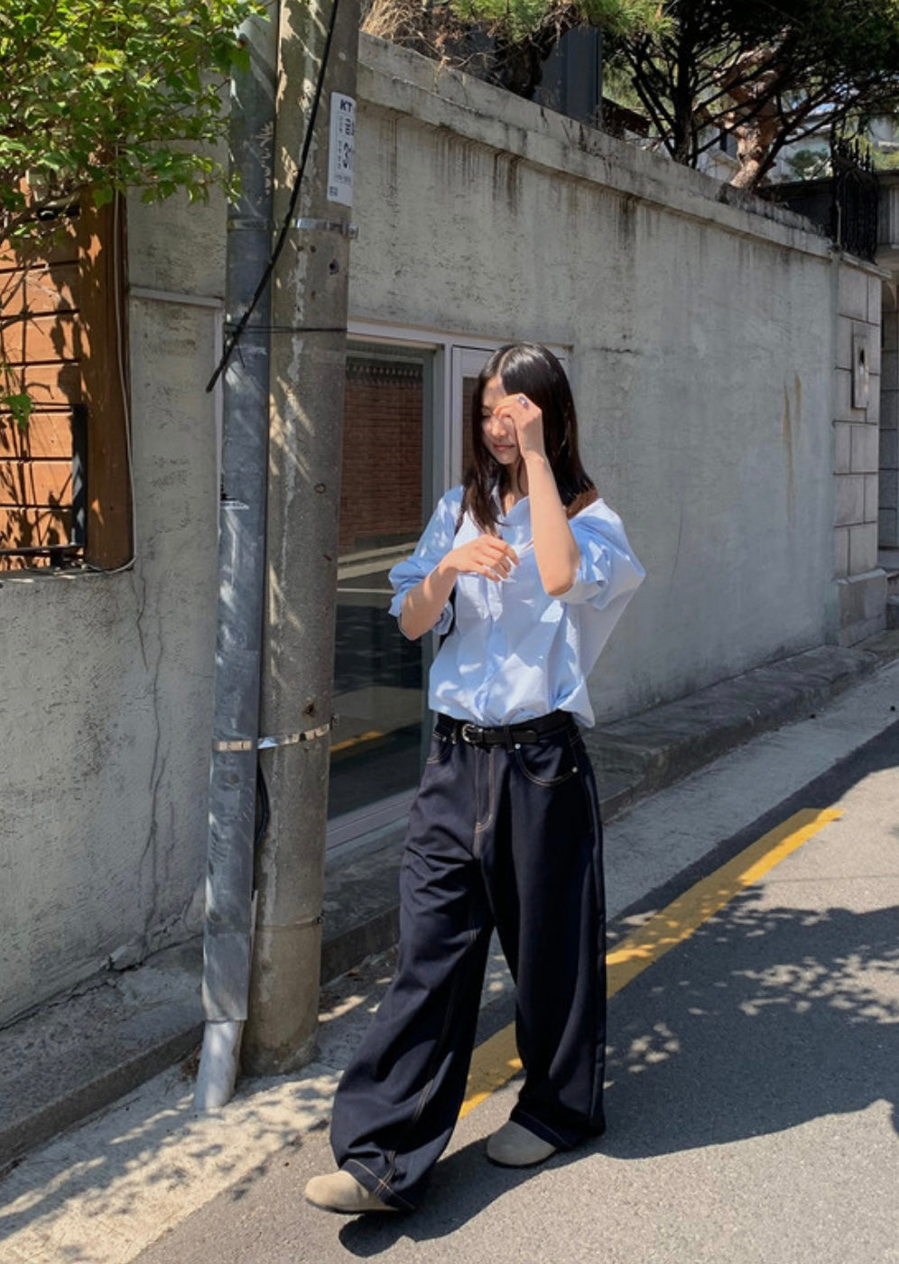 Span Curved Wide Denim