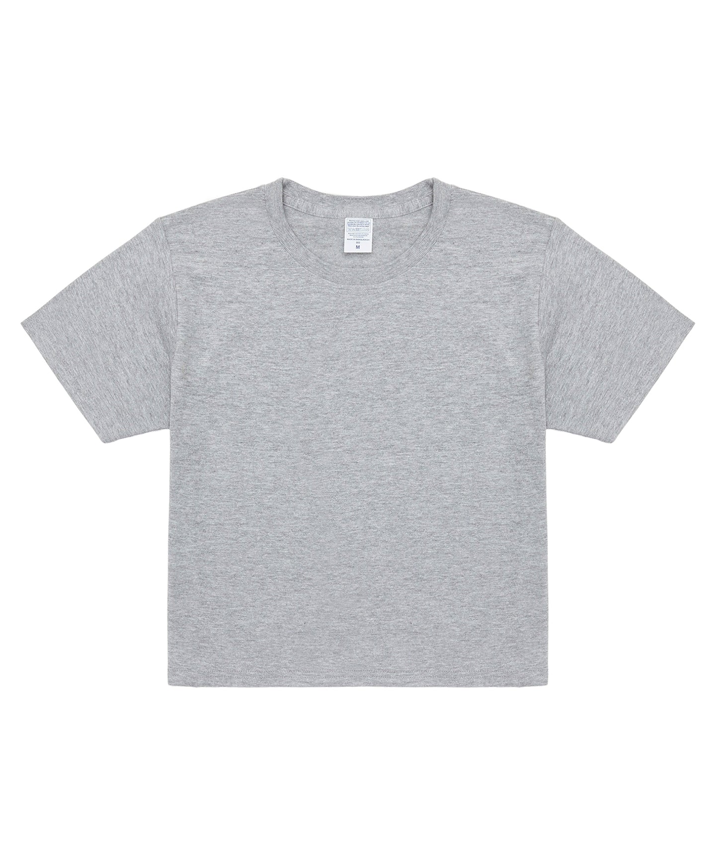 c wear mens crop t-shirt gray ディテール