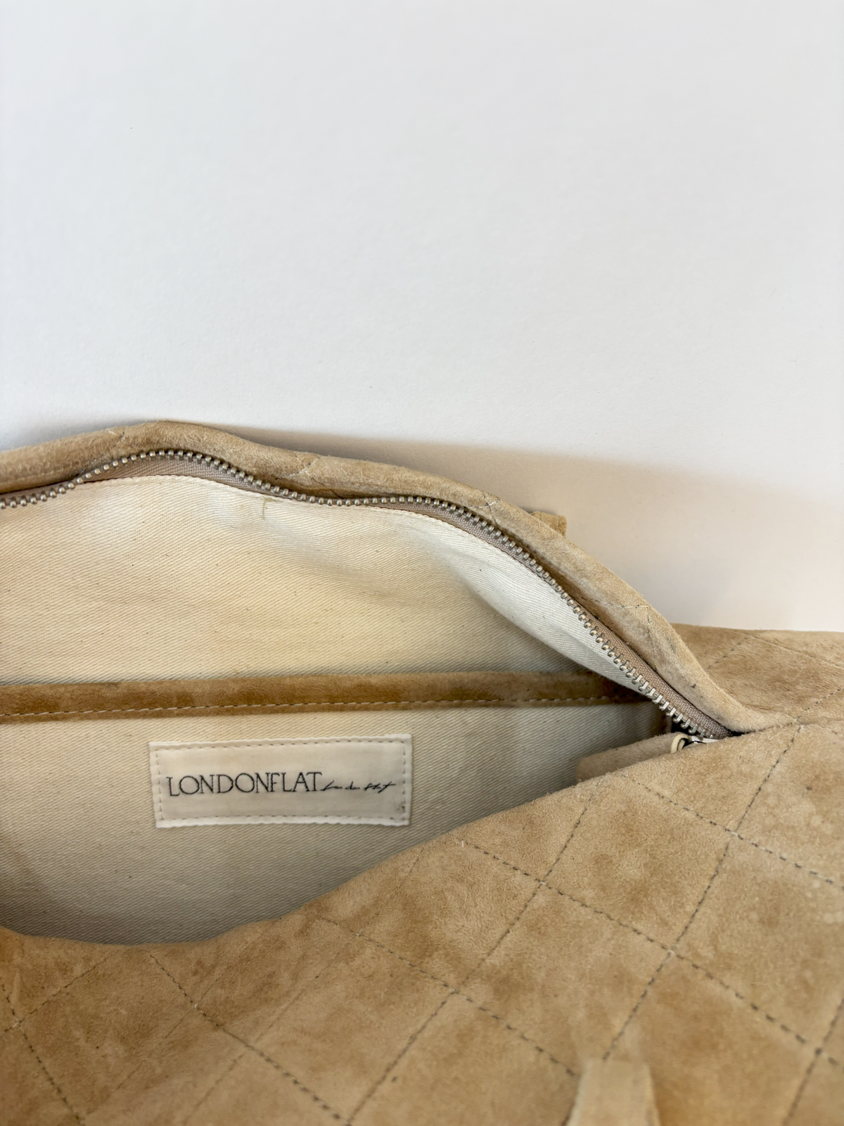 Quilted Suede Bag