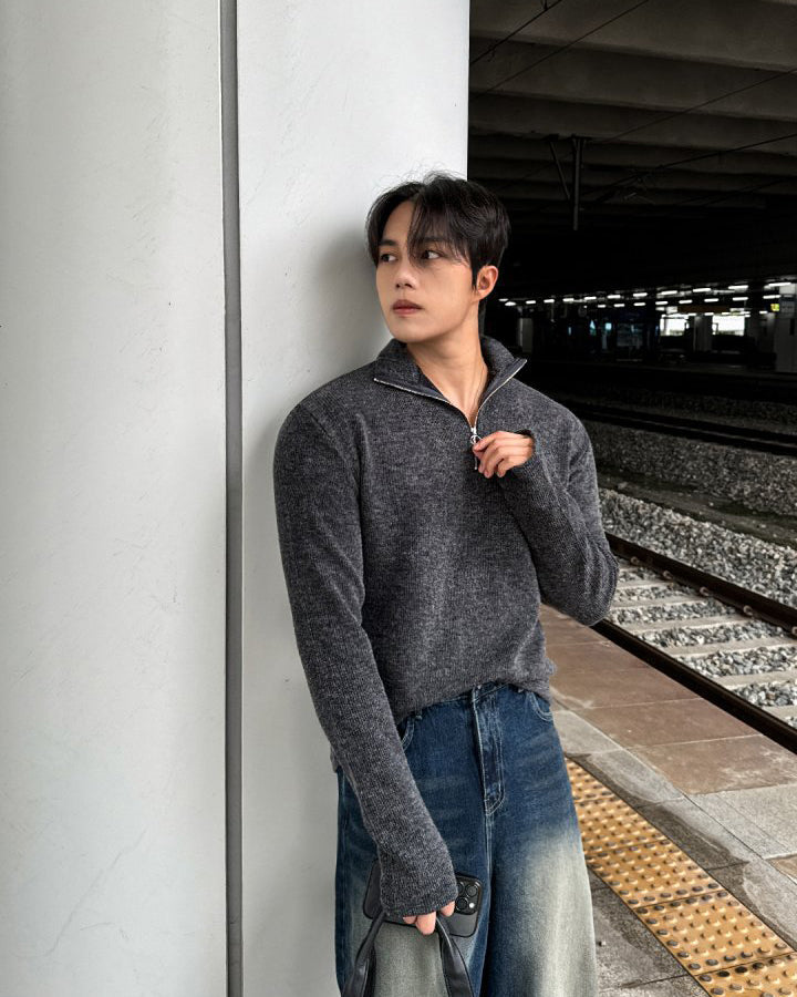 Halfzip Knit