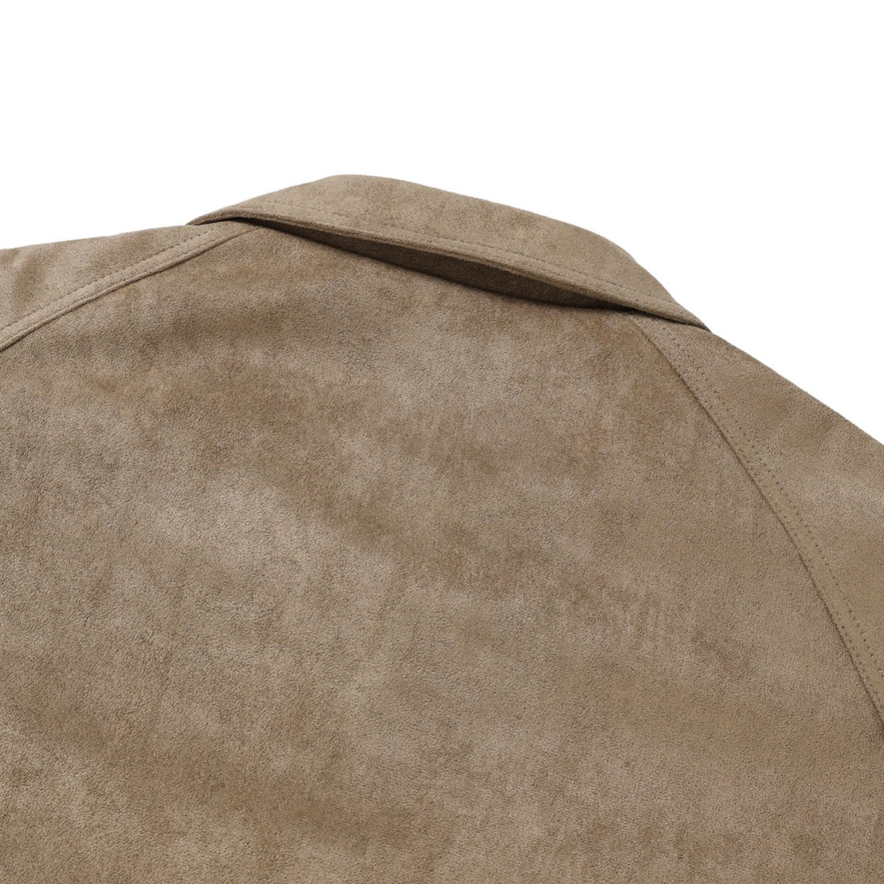 Folk Collar Suede Jacket