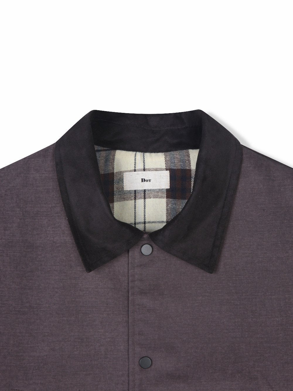 Check Lining Cotton Coach Jacket