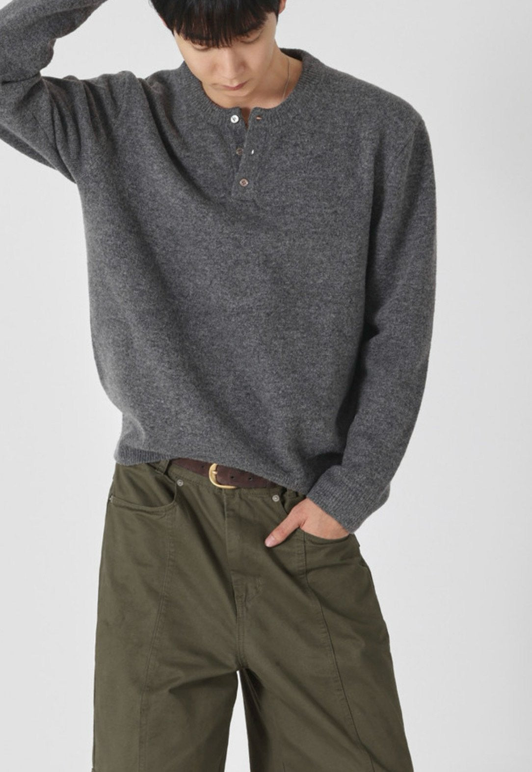 Ness Daily Henlyneck Knit