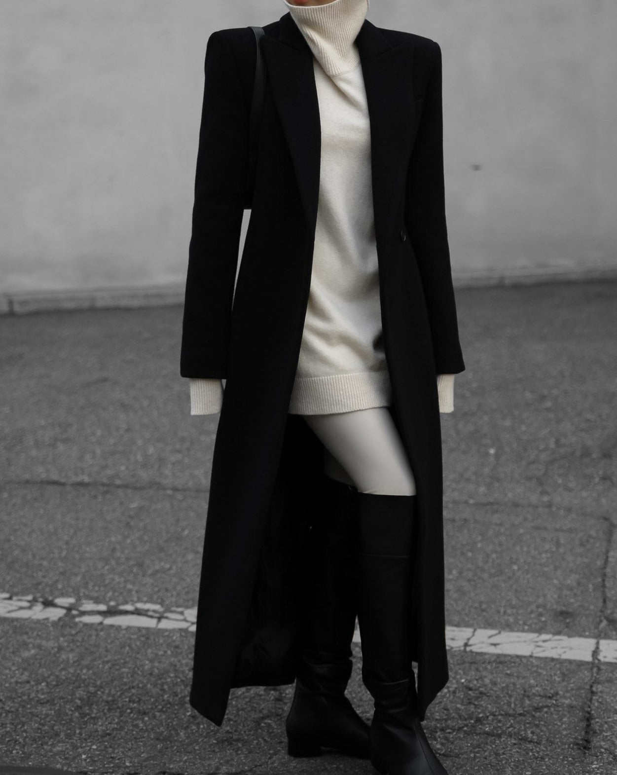 Tailored maxi outlet coat