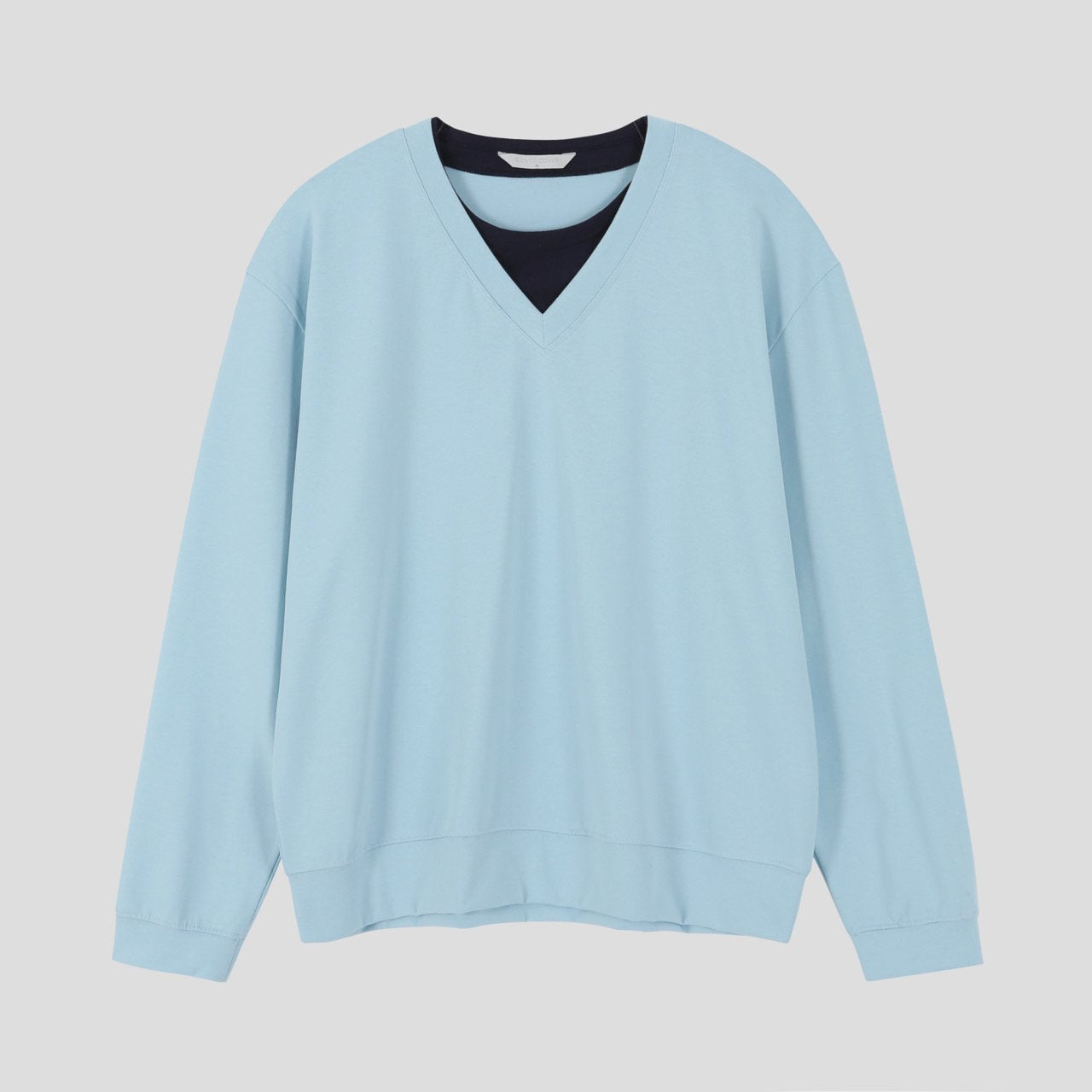 Layered V-Neck Long Sleeve Tee