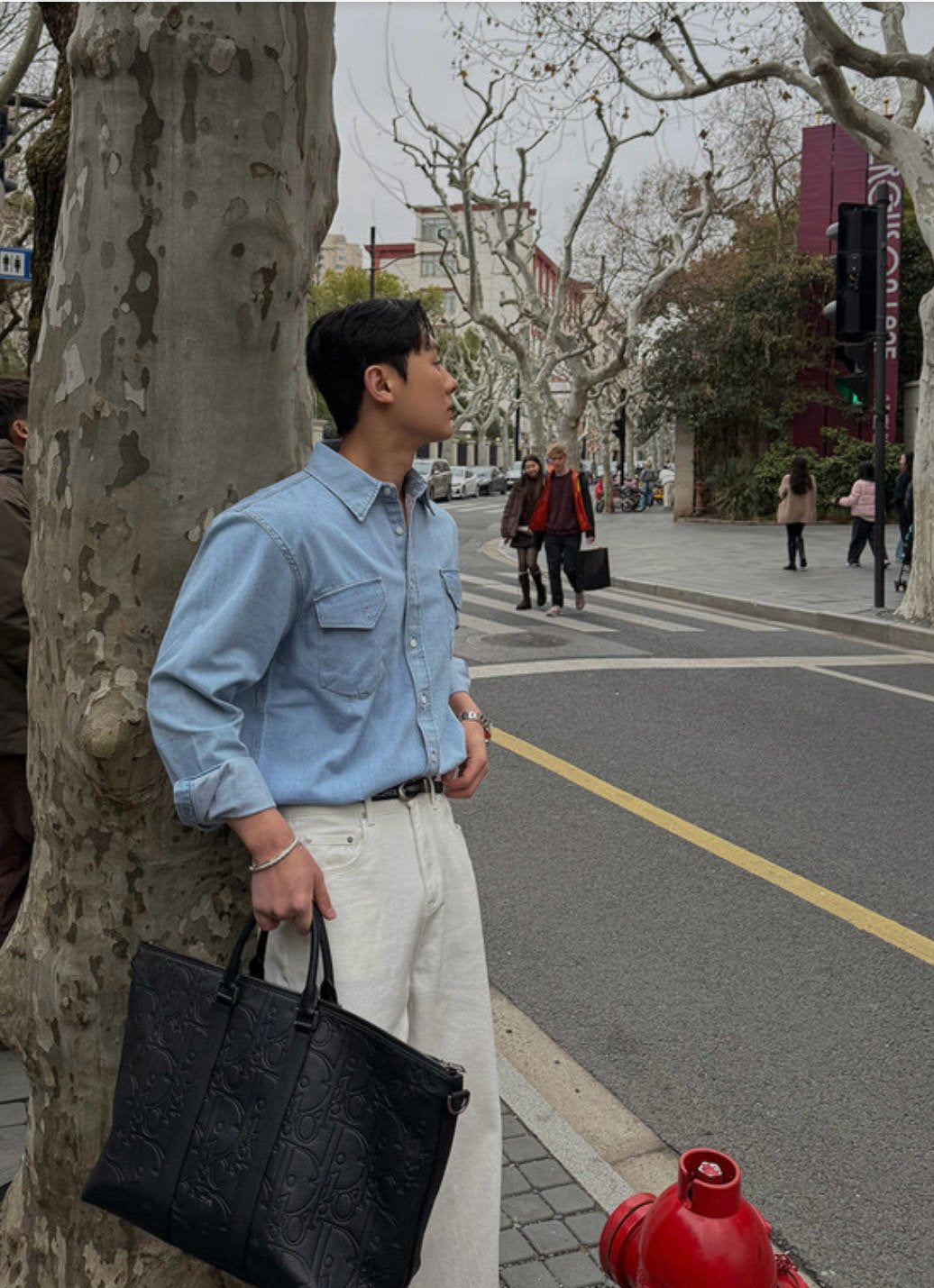 Modern Western Denim Shirt