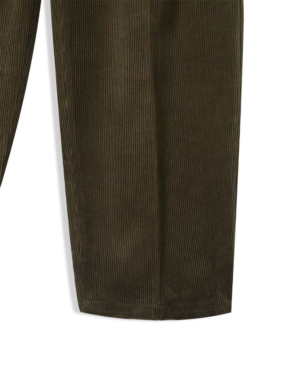Heavy Corduroy Wide-Tuck Pants
