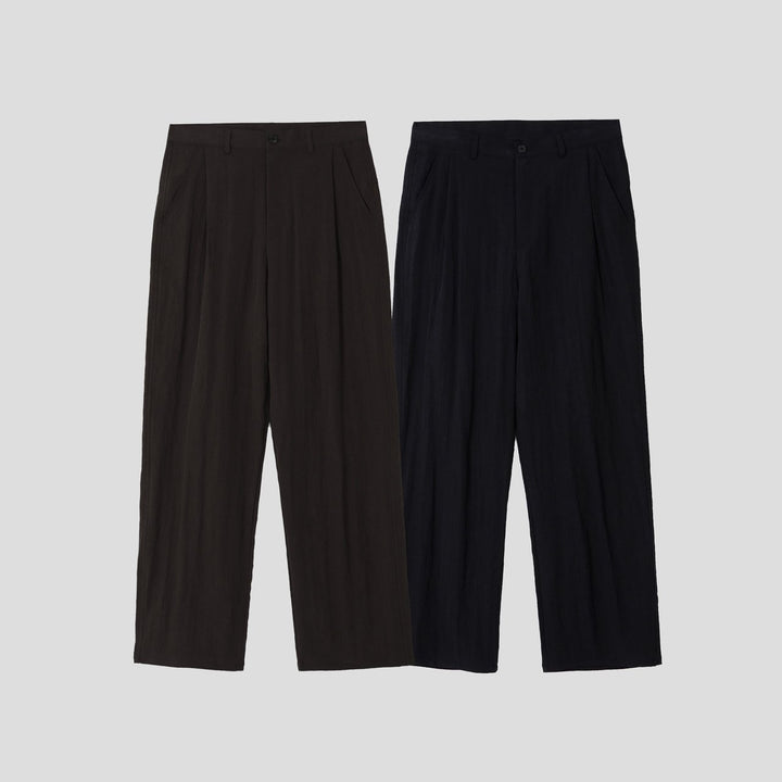 Perfume Pintuck Wide Slacks