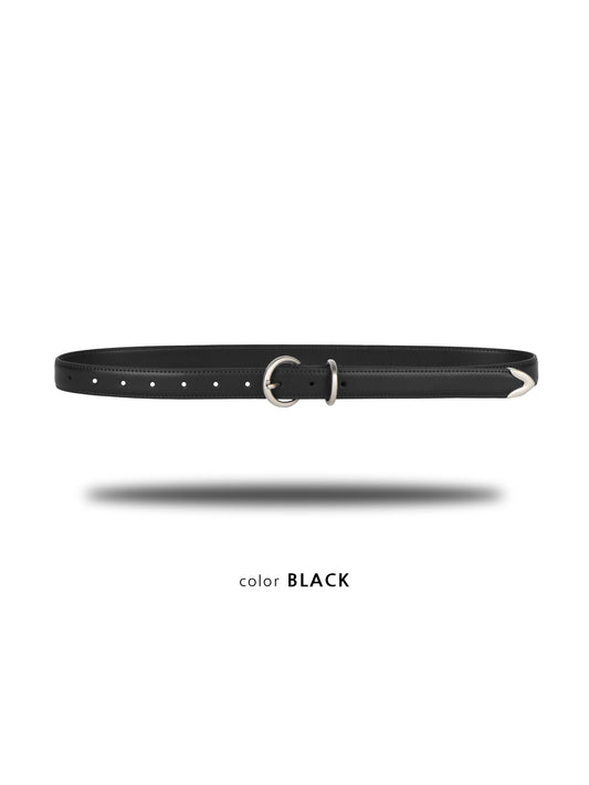 JackPot Horseshoe Buckle Belt BLACK 1