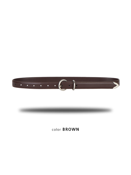 JackPot Horseshoe Buckle Belt BROWN 1
