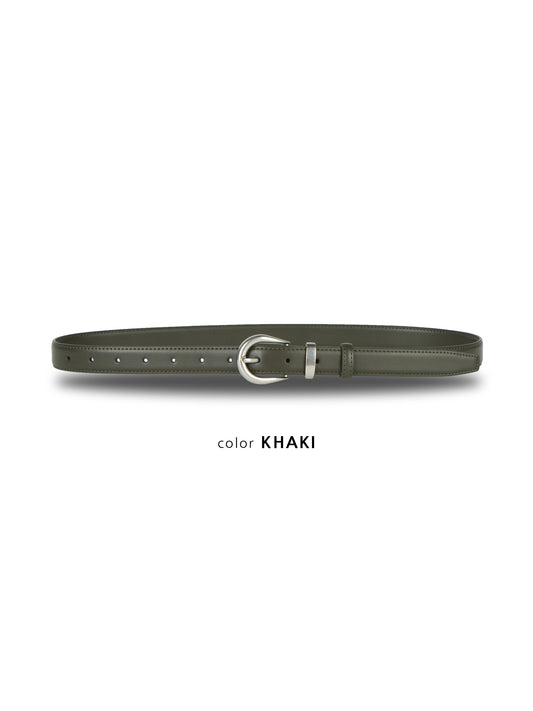 Metal Tab Belt KHAKI
