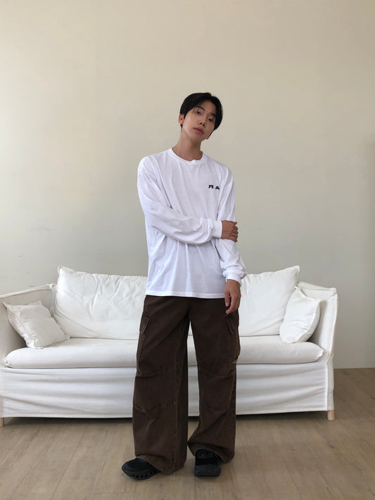 RAD Logo Long Sleeve White side