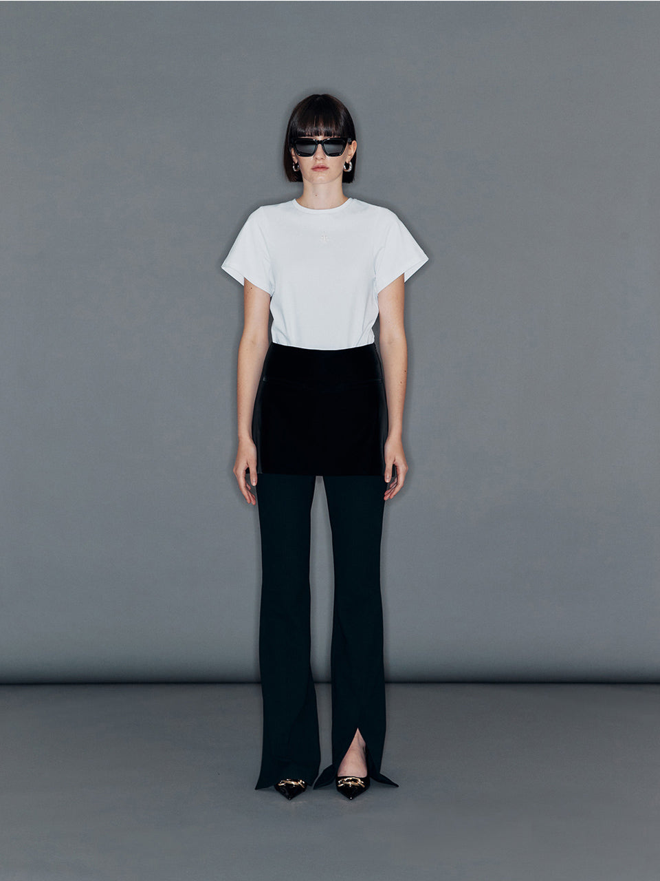 黒パンツ レディース 韓国ファッション 大人