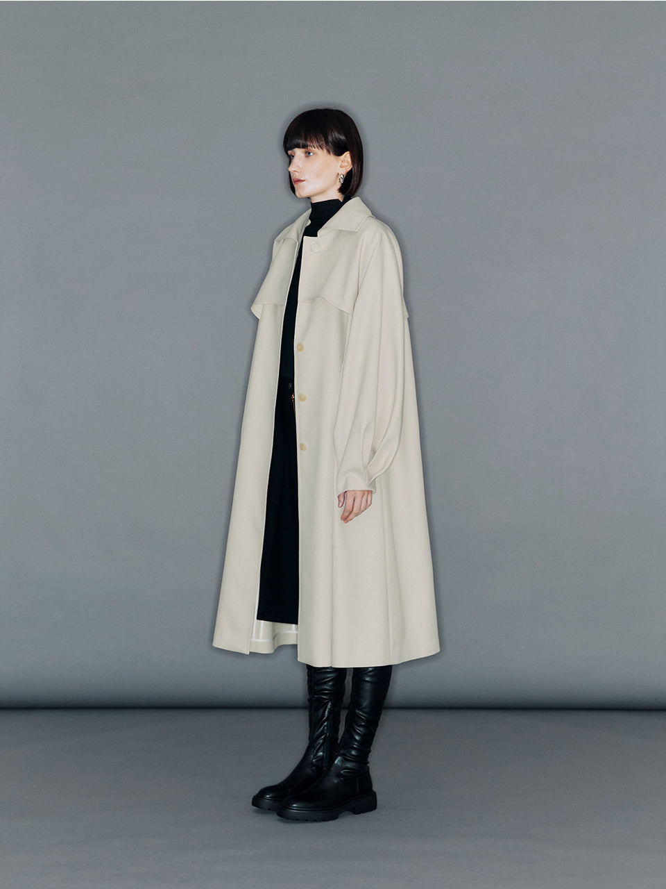 Marfik Single Mac Trench Coat Sand｜ARIK アリク 韓国ファッション