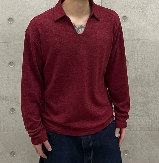 Mello V-Neck Collar Long Sleeve