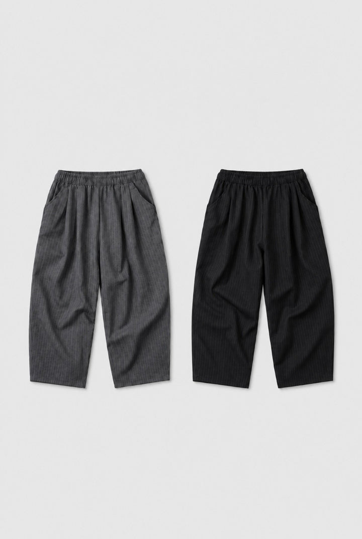Arc Stripe Balloon Pants