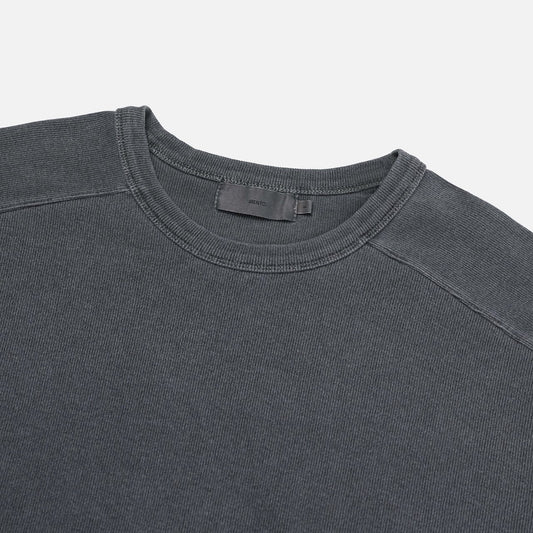 MAGNOLIA Pigment Rib Raglan Long Sleeve Tee(BEIGE, CHARCOAL) 商品画像2/12
