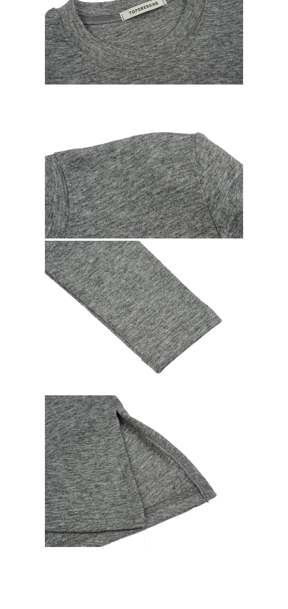 【TOPDRESSING 2026SS】CREAM OBLIQUE T-SHIRT