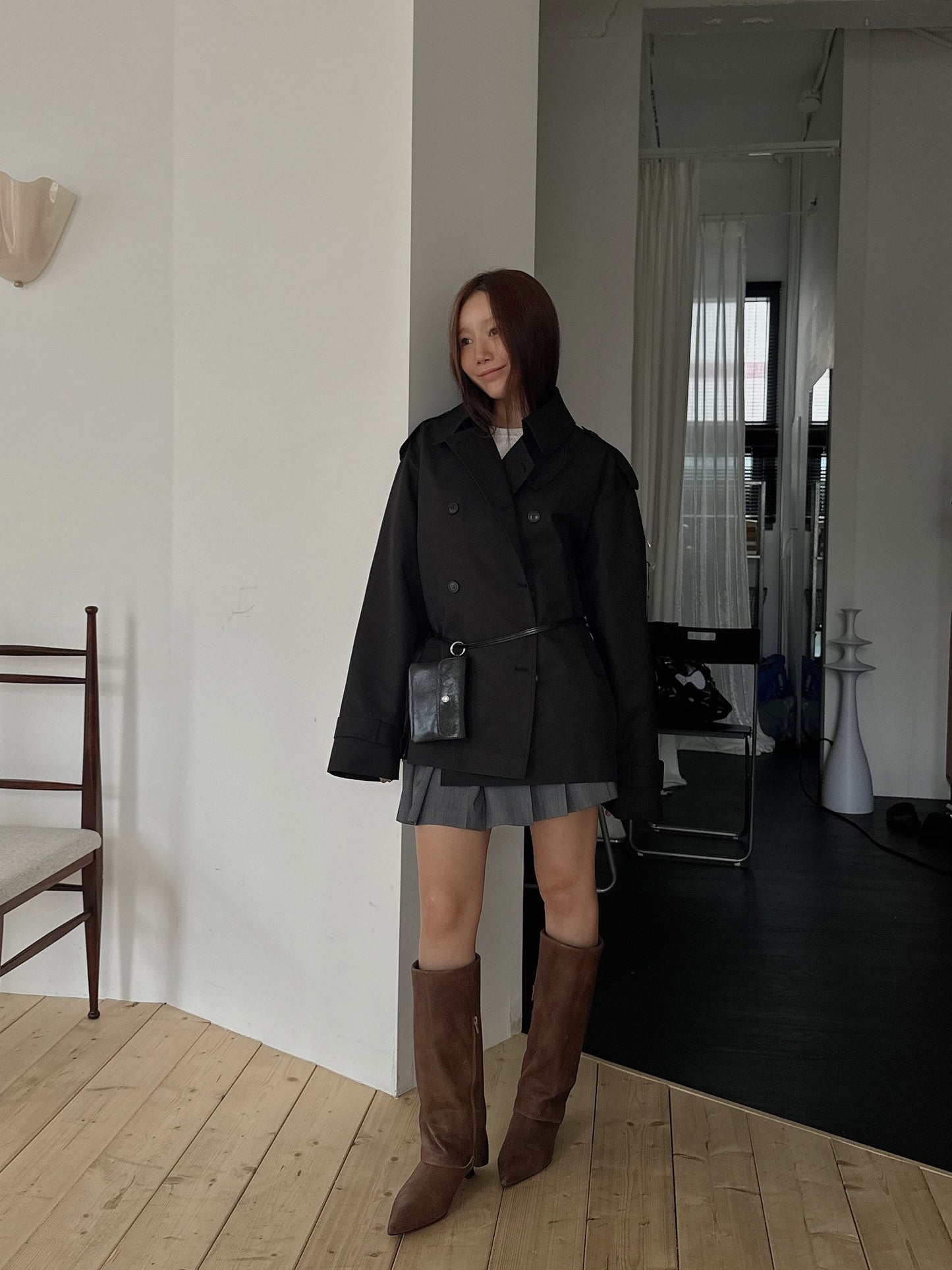 【A MA:DE 2025AW】Luen trench coat ( 2color )