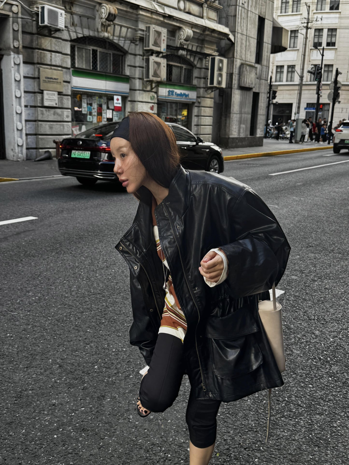 【A MA:DE 2025AW】Folder jacket ( Fake leather )