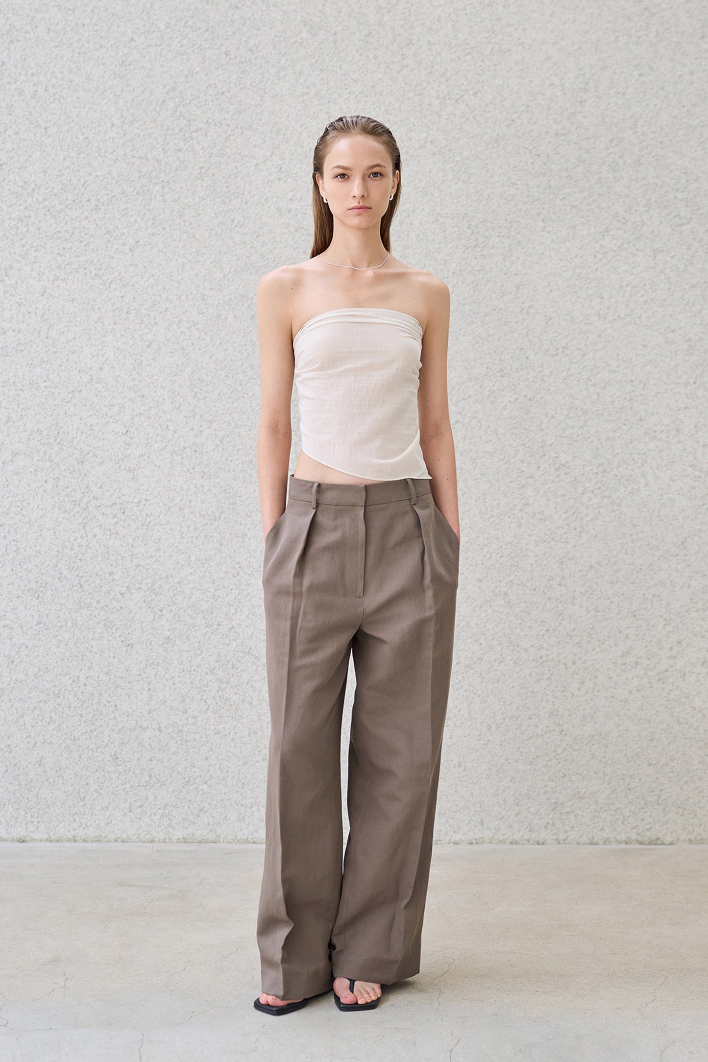 【BLOSSOM H COMPANY 2025SS】VATE WIDE PANTS