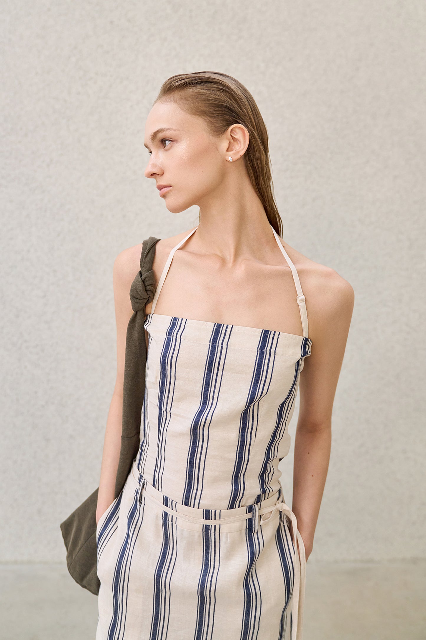 【BLOSSOM H COMPANY 2025SS】KELL STRIPE TOP