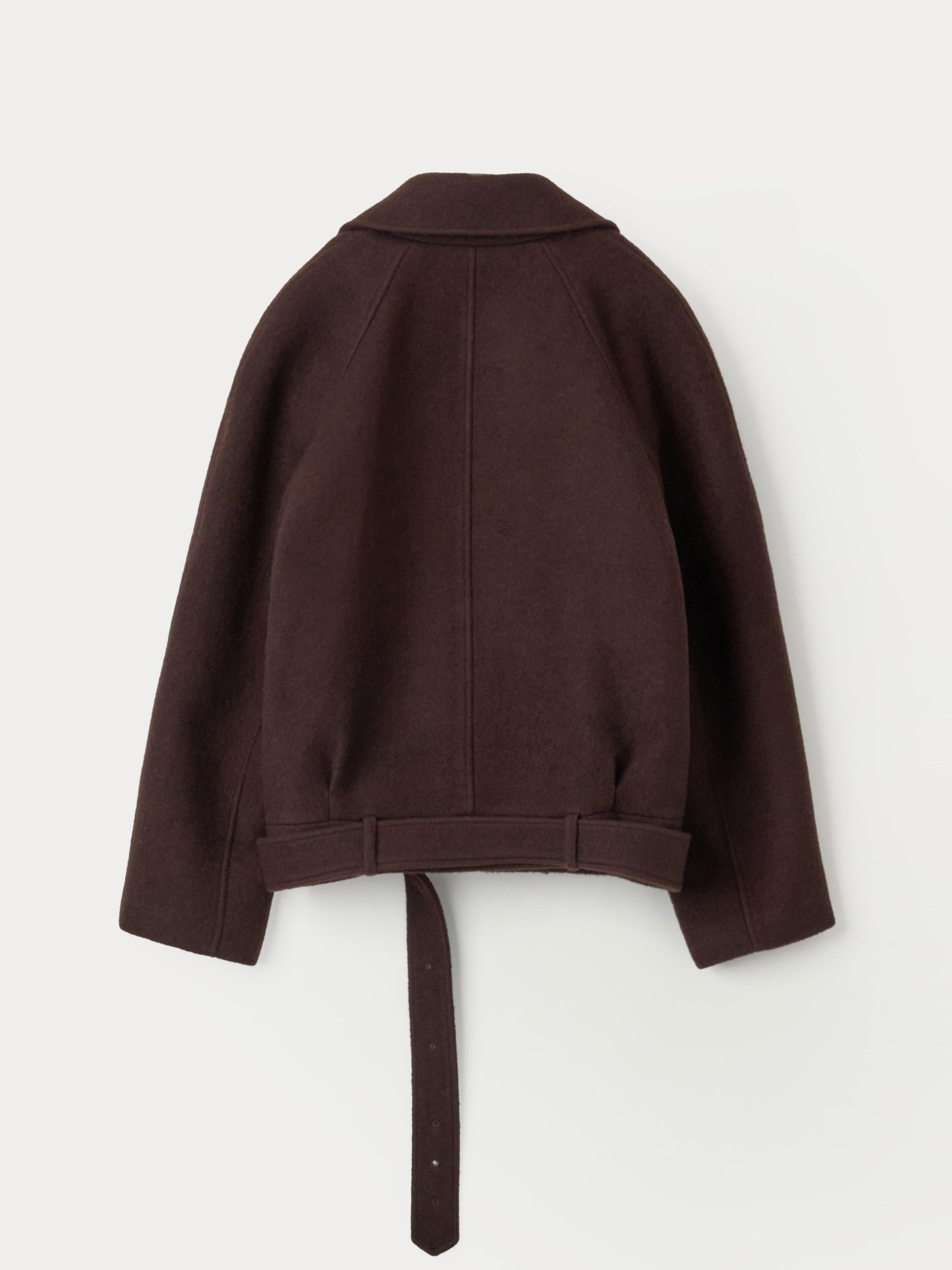 【MAGJAY 2025AW】Raglan Crop Wool Coat