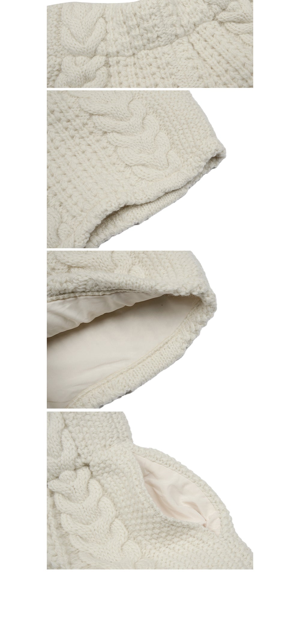 【TOPDRESSING 2025AW】COZY CABLE SHORTS