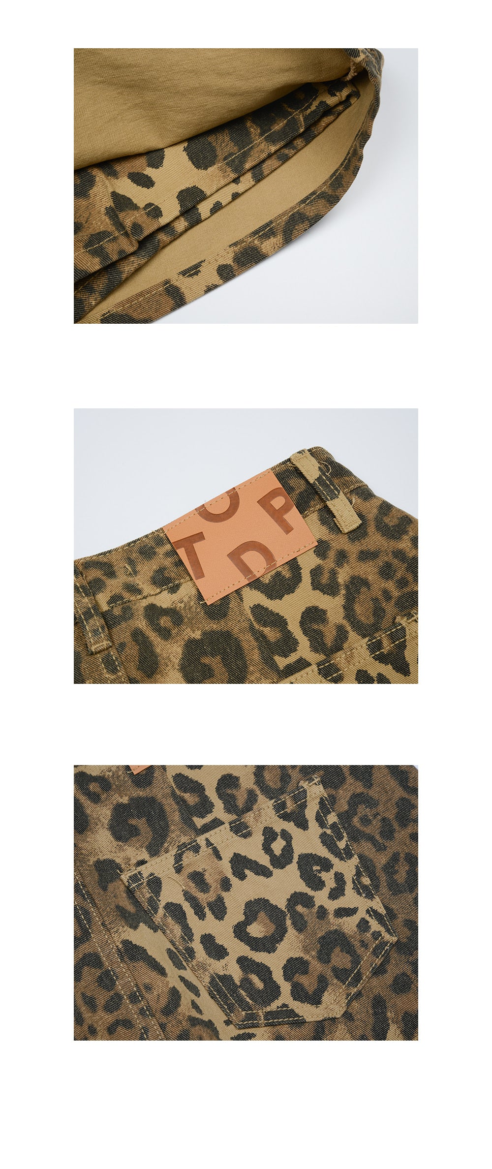 【TOPDRESSING 2025AW】Leopard Skirt Pants