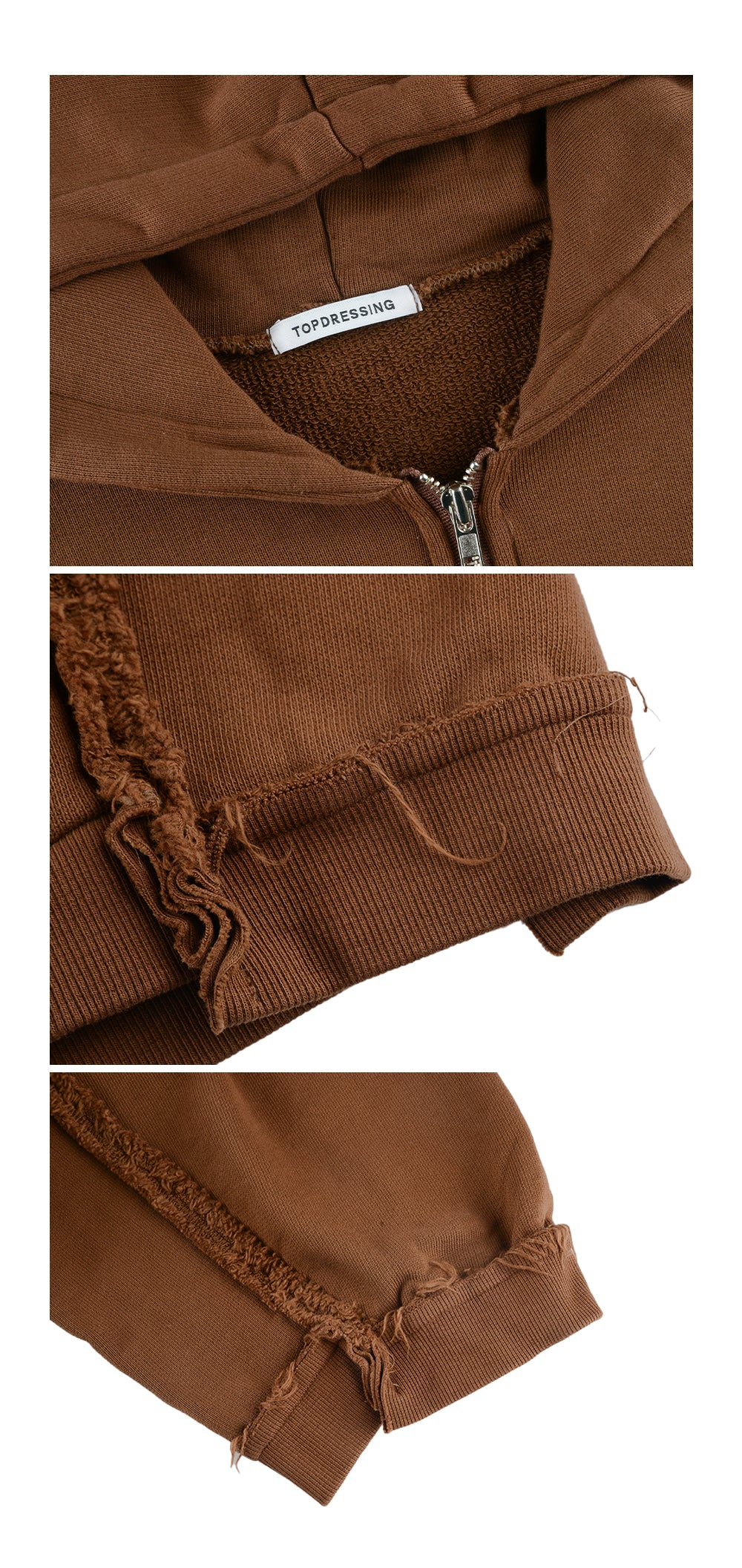 【TOPDRESSING 2025AW】MEGA HOOD ZIP-UP