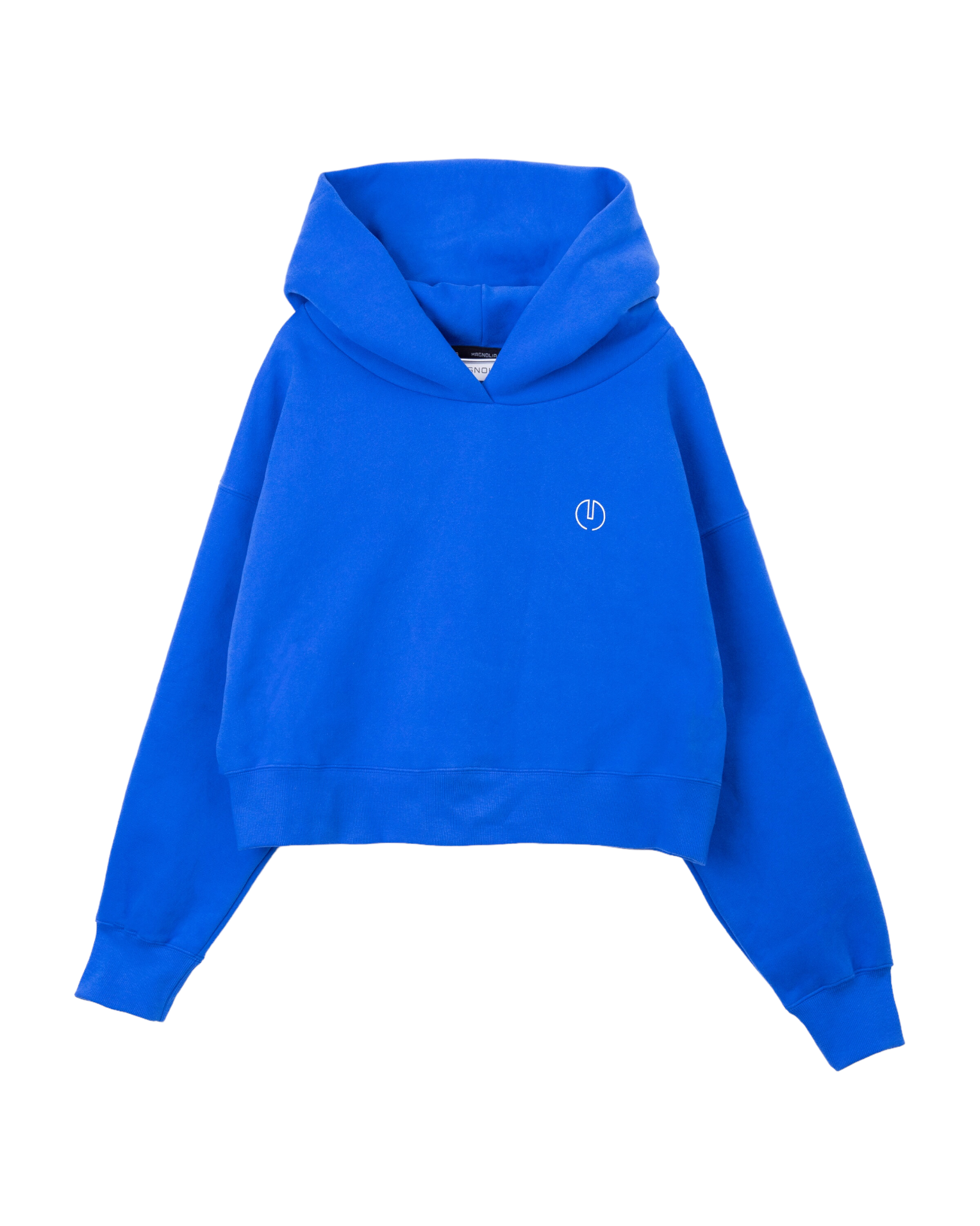 Royal blue crop top 2025 hoodie