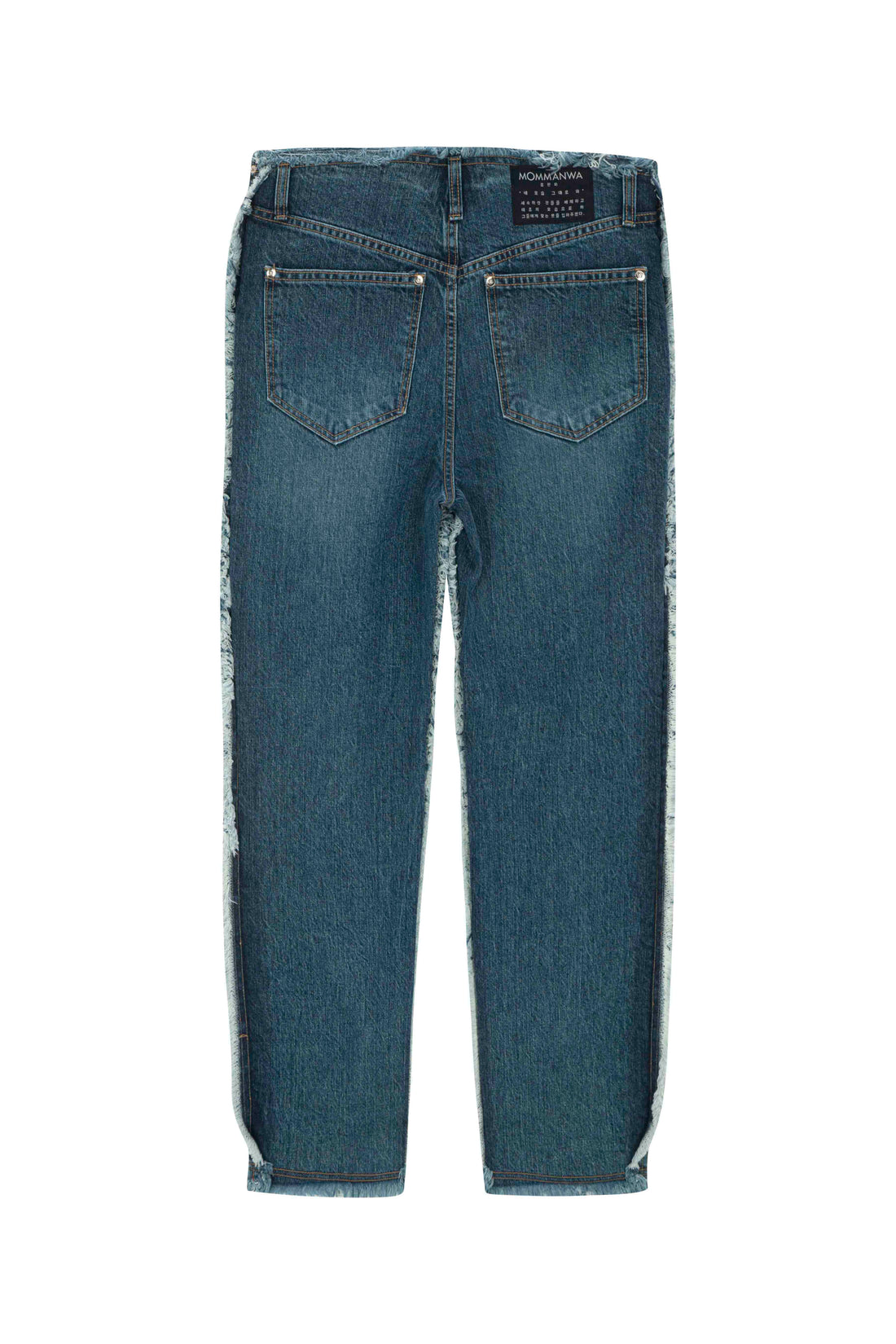 MOMMANWA LOW-RISE DENIM PANTS