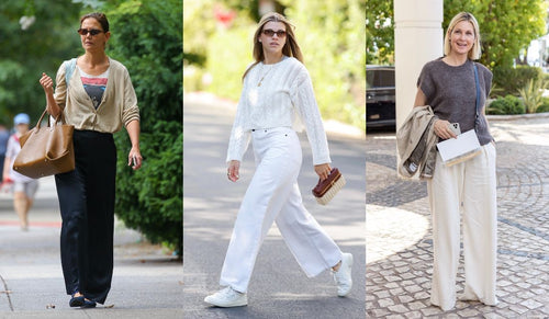 爽やかに、エフォートレスに！ 「サマーニット」の着こなしはセレブがお手本【海外スナップ】