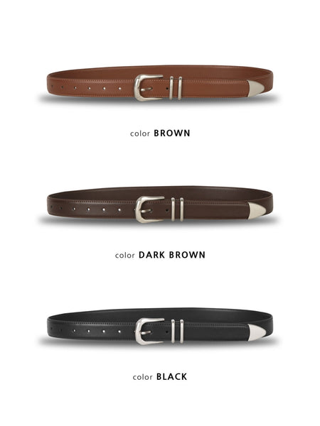 Pure Leather Minimal Belt