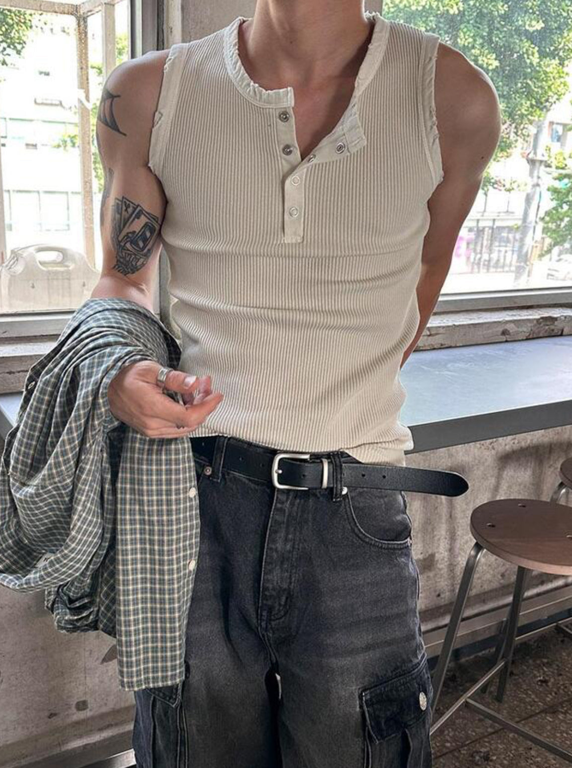 Mens No Sleeve
