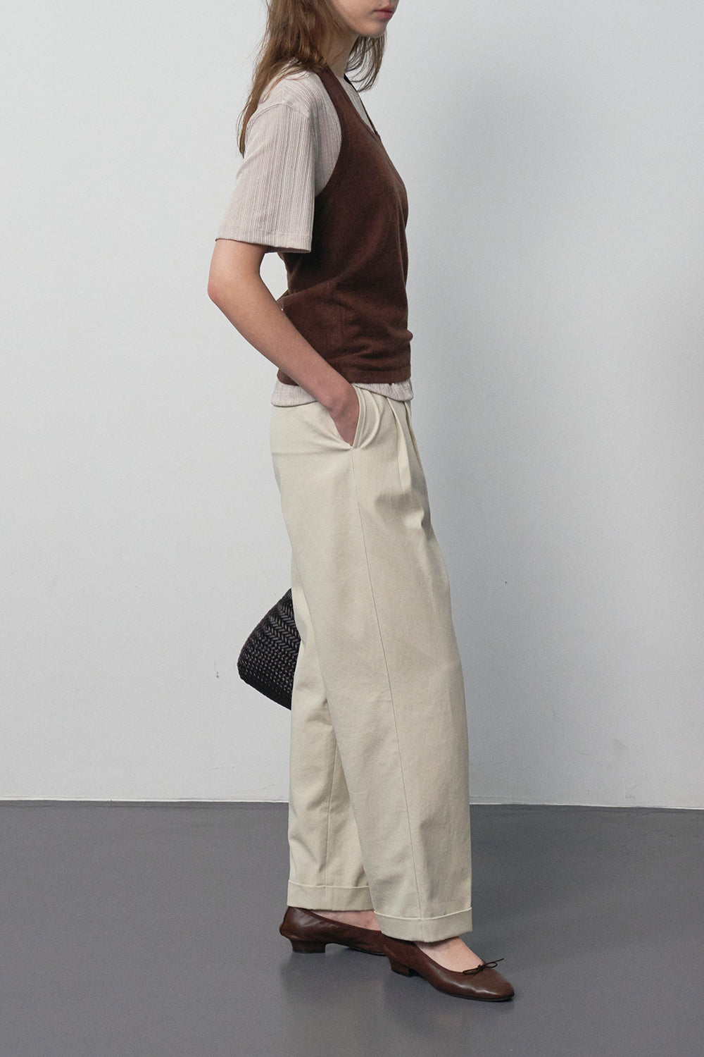 【HER&SHE 2025AW】Creamy Cotton Pants