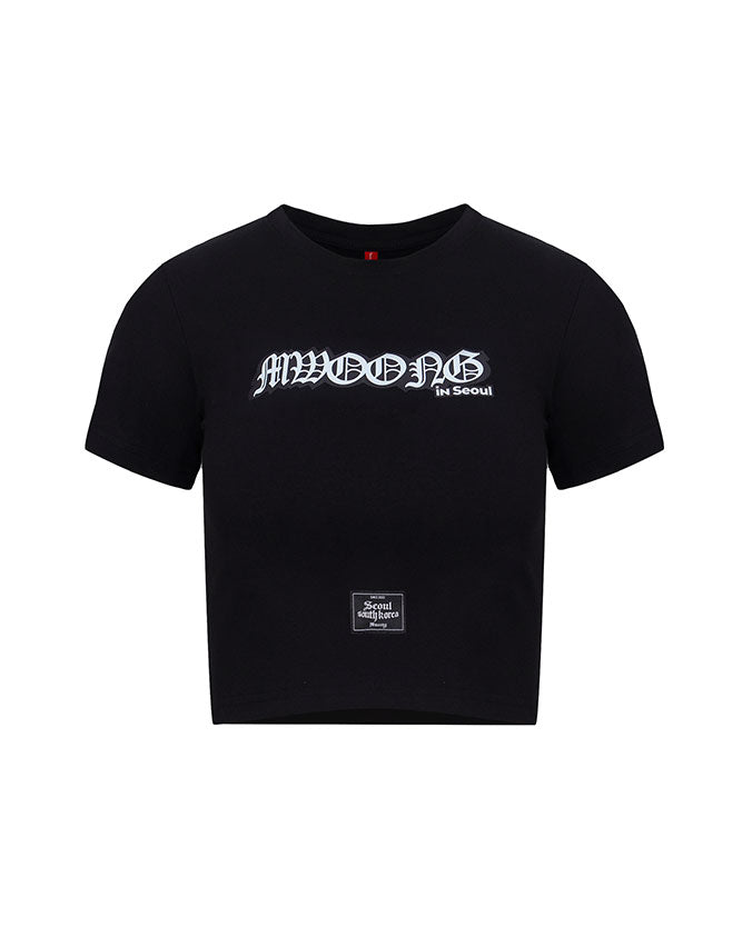 Bloom In Seoul Crop Tee (2 colors)