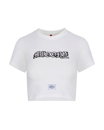 Bloom In Seoul Crop Tee (2 colors)