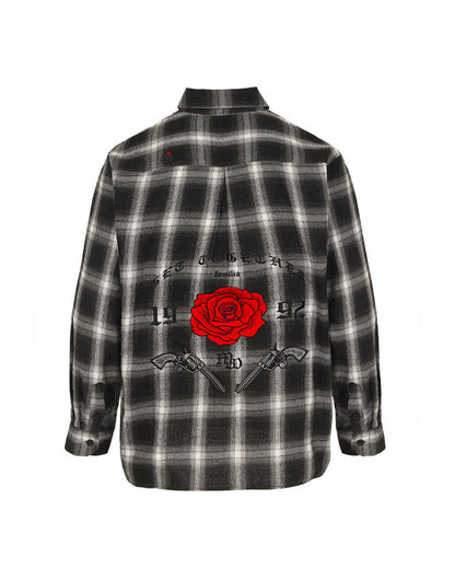 Oldschool check flannel shirts (2 colors)